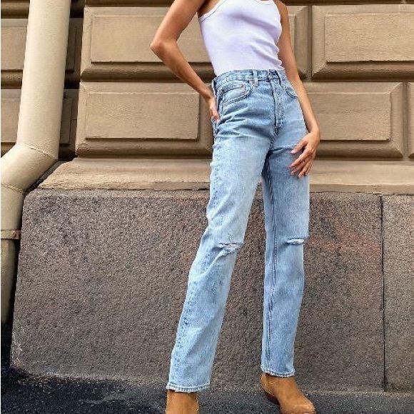 Denim Forum The Bonet High Rise Loose Jean - Picture 1 of 6